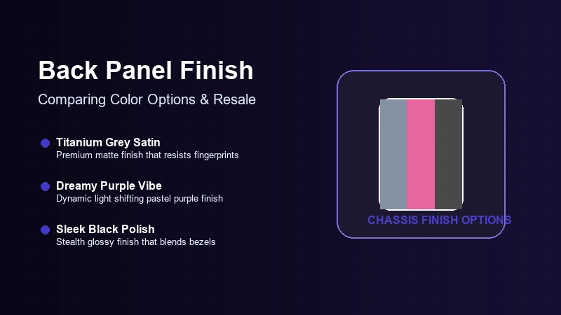 Infinix Hot 50 Pro Plus chassis color finish options