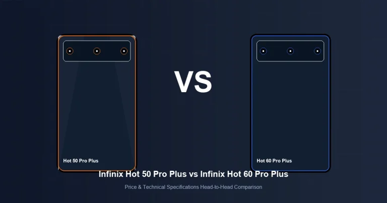 Featured image comparison of Infinix Hot 50 Pro Plus vs Infinix Hot 60 Pro Plus