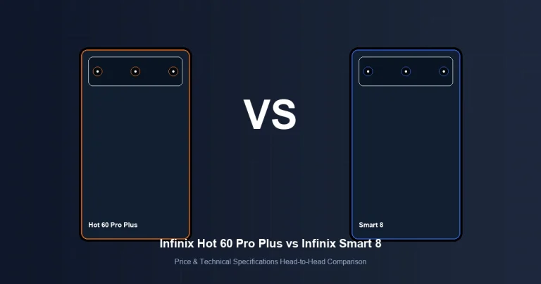 Featured image comparison of Infinix Hot 60 Pro Plus vs Infinix Smart 8