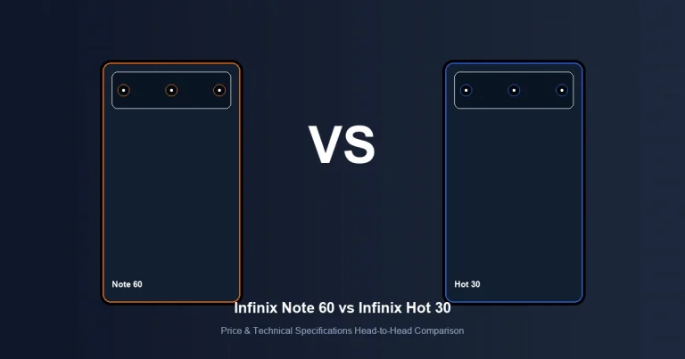Featured image comparison of Infinix Note 60 vs Infinix Hot 30