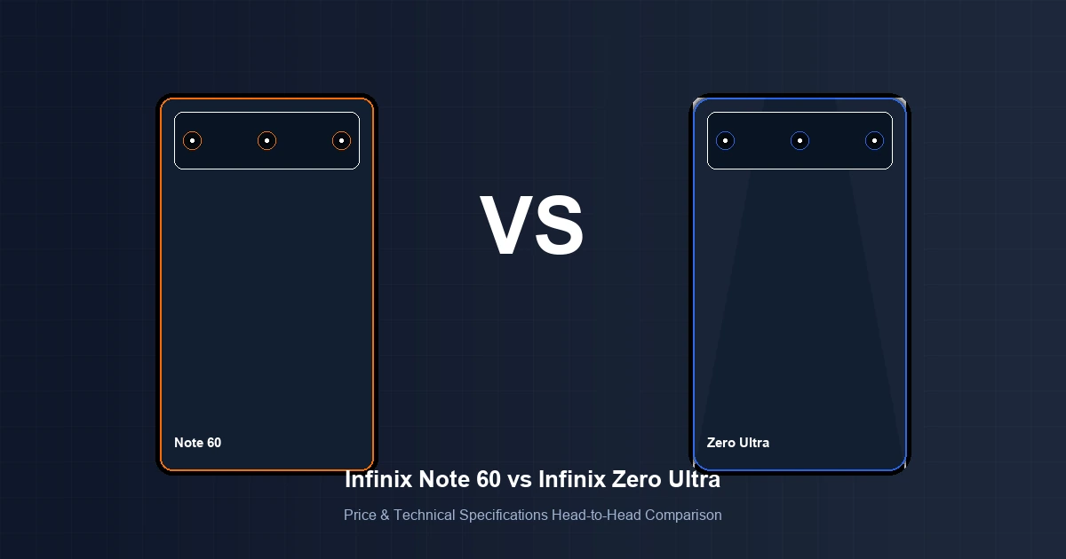 Featured image comparison of Infinix Note 60 vs Infinix Zero Ultra