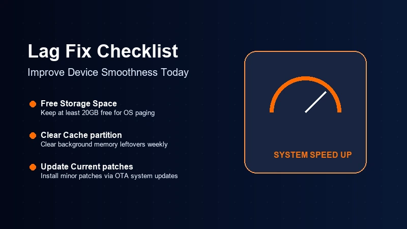 Infinix XOS lag fix speed up dashboard