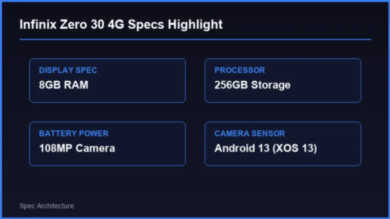 Infinix Zero 30 4G Price in Pakistan: Specifications and Buying Verdict Specifications